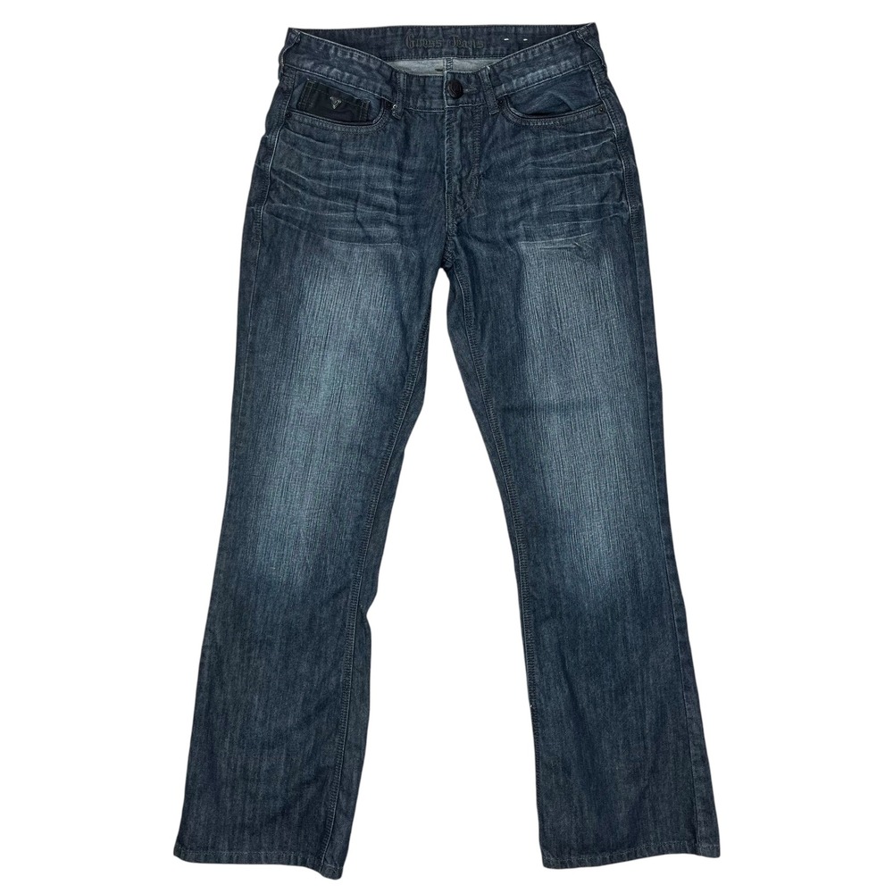 Guess Jeans Women's‎ 31 Dark Wash Bootcut Y2K Style Jeans